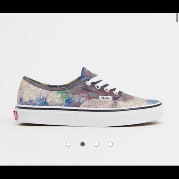 VANS Authentic Moma CLAUDE MONET Water Lily SNEAKERS Size Mens 5- Womens 6.5 - Picture 13 of 14